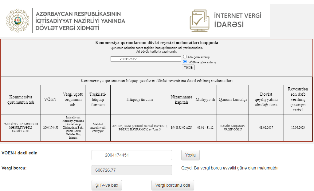 “Medistyle Hospital”ın yarım milyondan çox borcu var (FOTO)