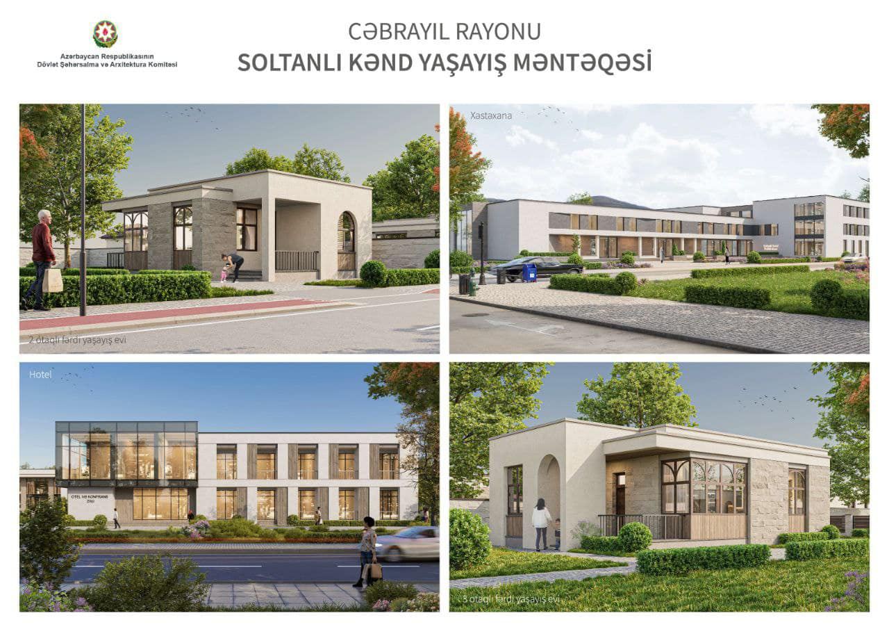 Cəbrayılın Soltanlı kəndi belə olacaq (FOTO)