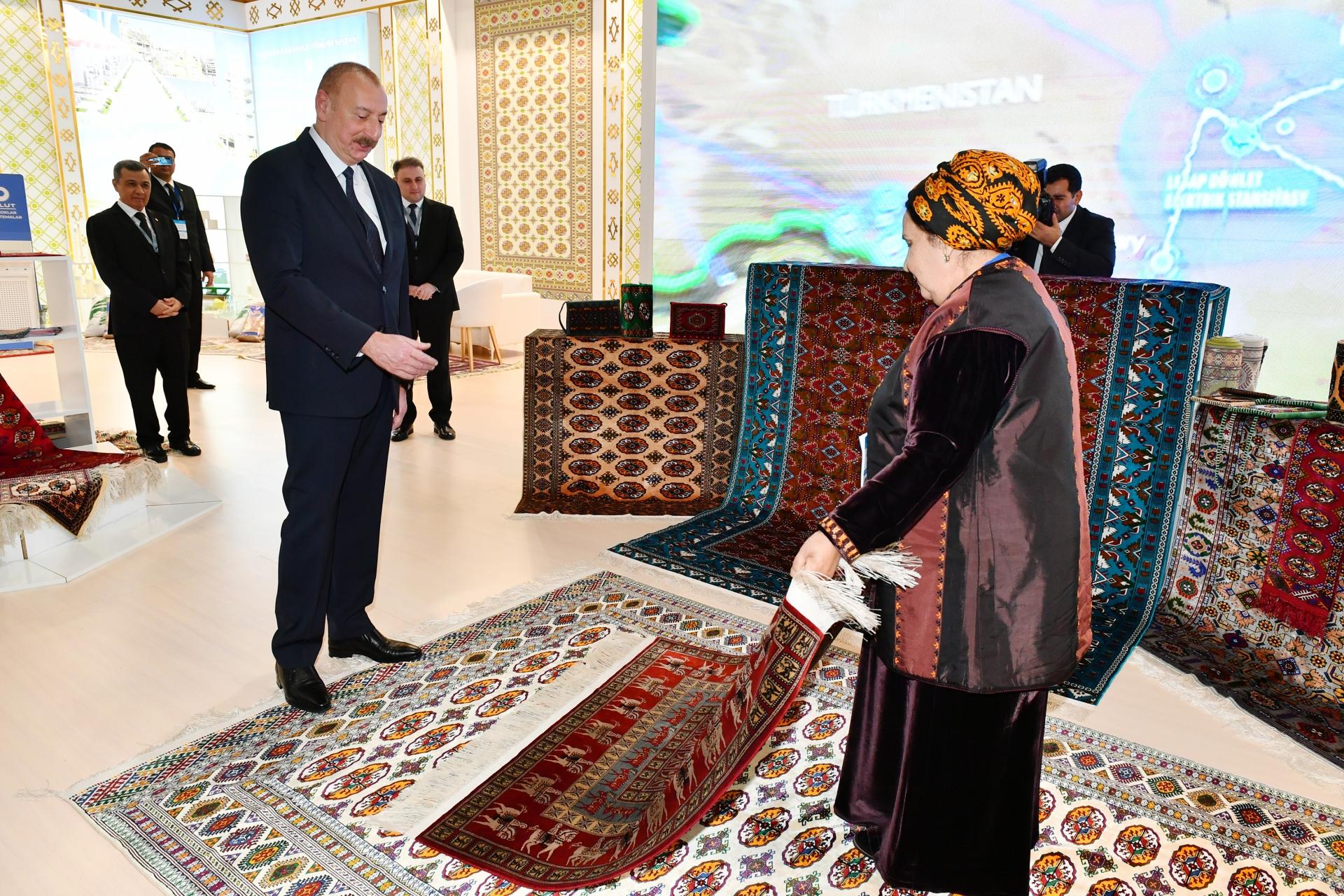 İlham Əliyev SPECA ölkələrinin sərgisinin açılışında iştirak etdi (YENİLƏNİB/FOTO)