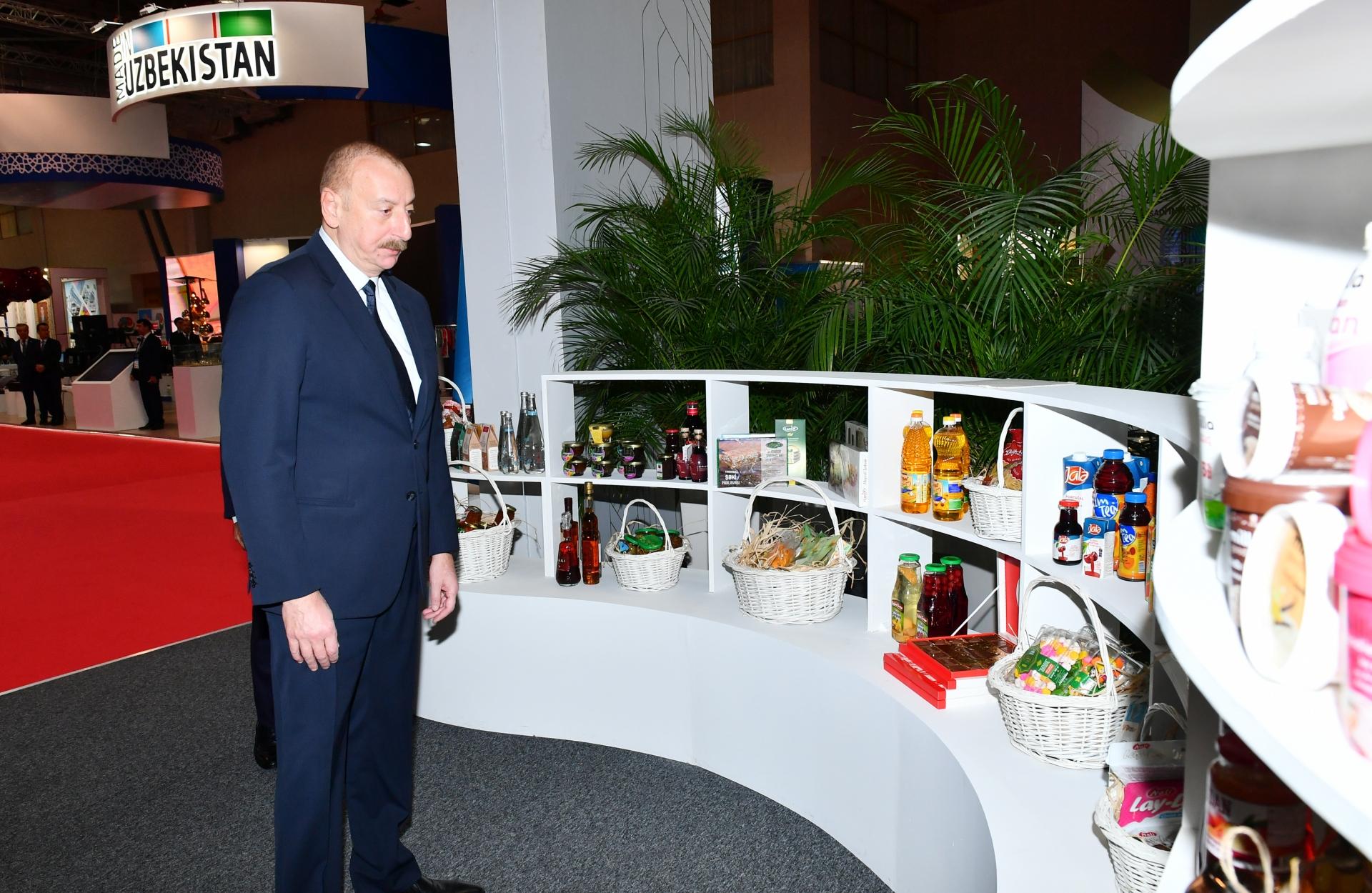 İlham Əliyev SPECA ölkələrinin sərgisinin açılışında iştirak etdi (YENİLƏNİB/FOTO)