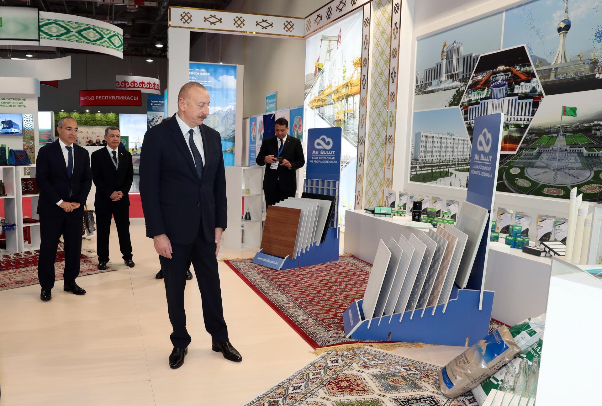 İlham Əliyev SPECA ölkələrinin sərgisinin açılışında iştirak etdi (YENİLƏNİB/FOTO)