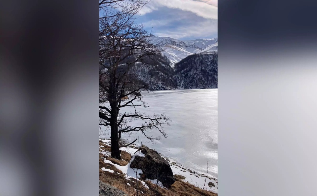 Maralgöl dondu (FOTO)