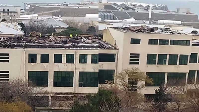 Bakıda memarlıq abidəsində tikinti işləri dayandırıldı