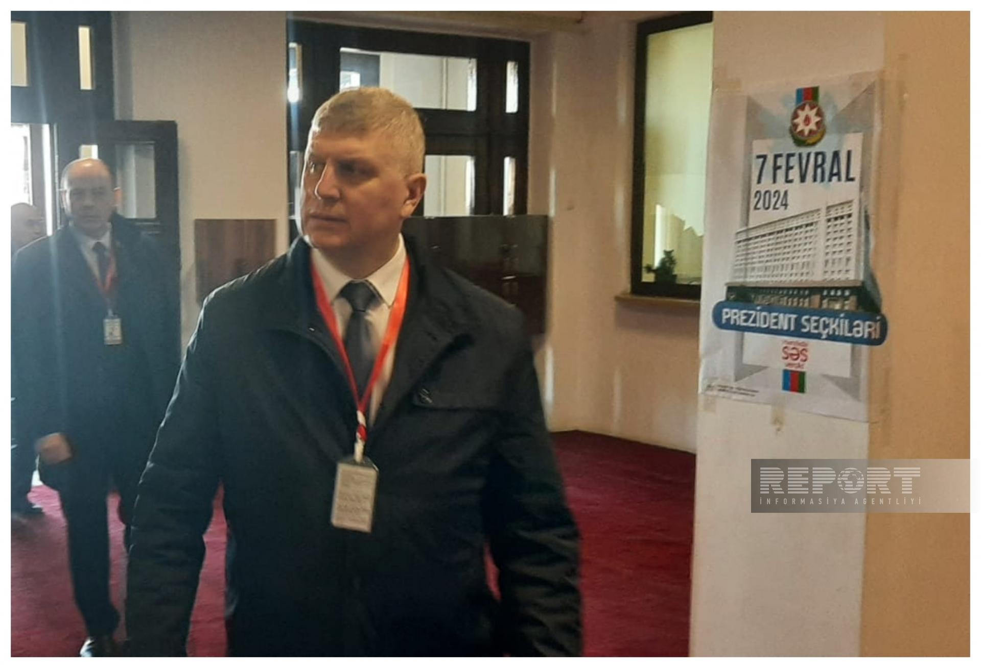 ATƏT-in müşahidəçiləri Xankəndidə səsvermə prosesini izləyiblər (FOTO)