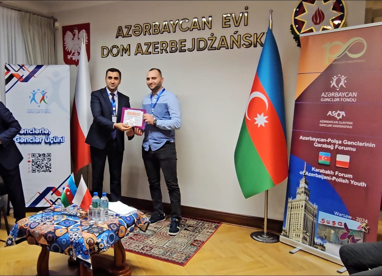 Varşavada ilk dəfə Azərbaycan-Polşa Gənclərinin Qarabağ Forumu reallaşdı (FOTOLAR)