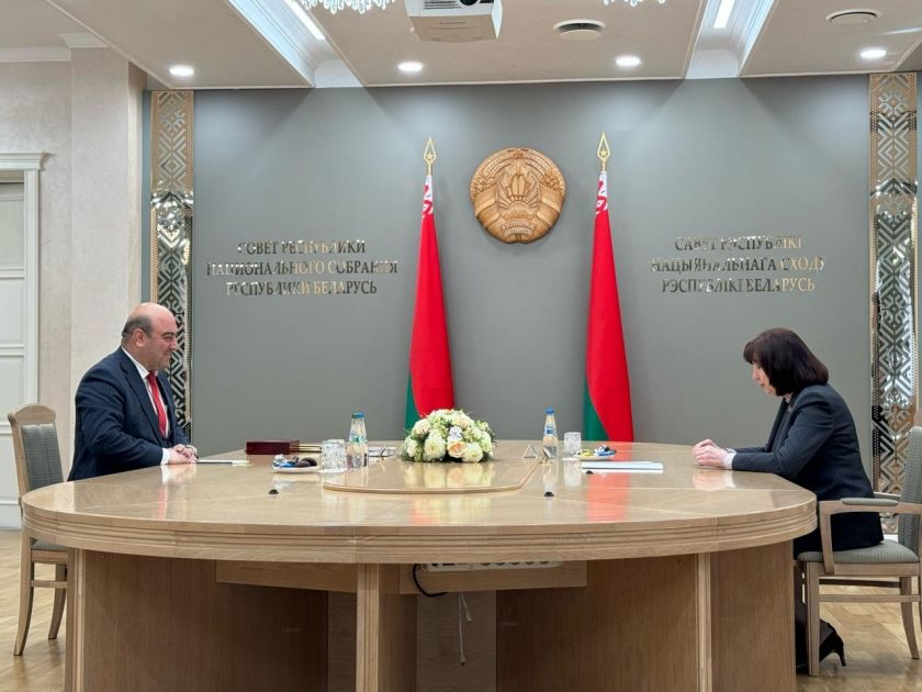 Belarus Xalq Məclisi Respublika Şurasının sədri "Azərbaycanın dostu" qızıl ordeni ilə təltif edildi