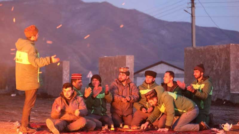 Xocalıda uzun illərdən sonra Od çərşənbəsi tonqalı qalandı (FOTO/VİDEO)