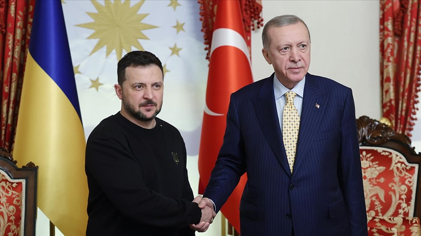 Zelenski Türkiyədədir (FOTO)