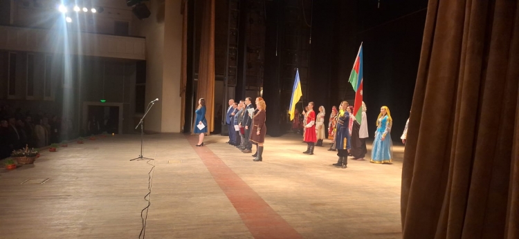 Ukraynanın Poltava şəhərində Novruz bayramı münasibətilə konsert təşkil olunub (FOTO)