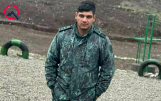 Ötən gün yaralanan baş leytenantın fotosu
