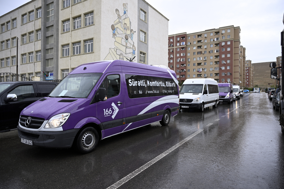 Şuşa şəhərinə növbəti köç karvanı yola salındı
