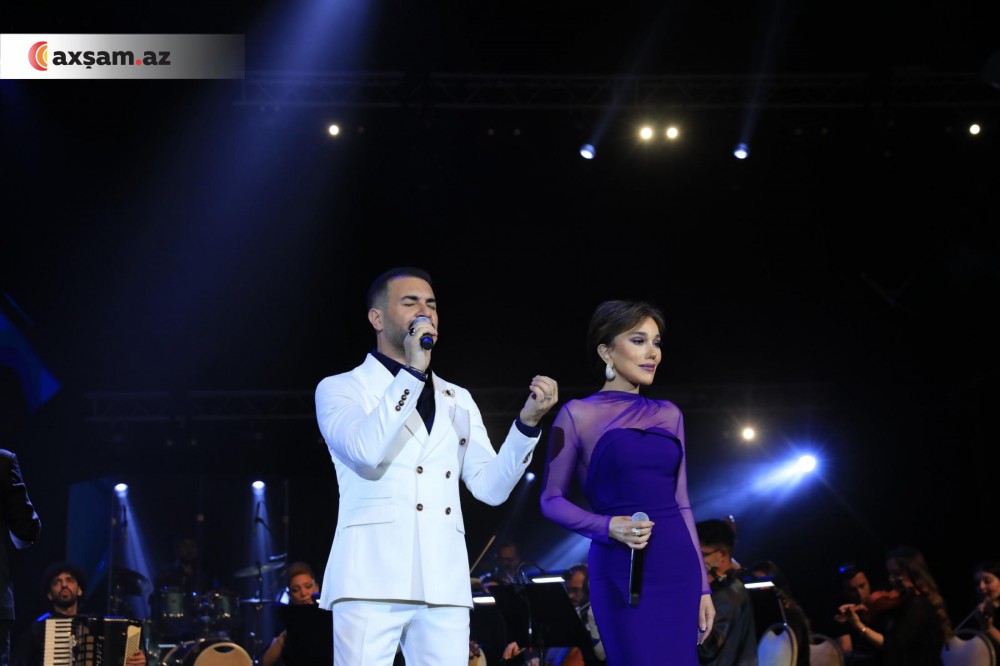 Xanım İsmayılqızının gecəsinə yığışdılar (FOTOLAR)