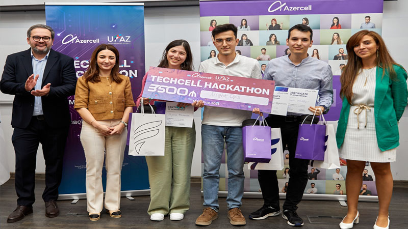 Azercell-in dəstəyilə həyata keçirilən “Techcell” hakatonu başa çatdı