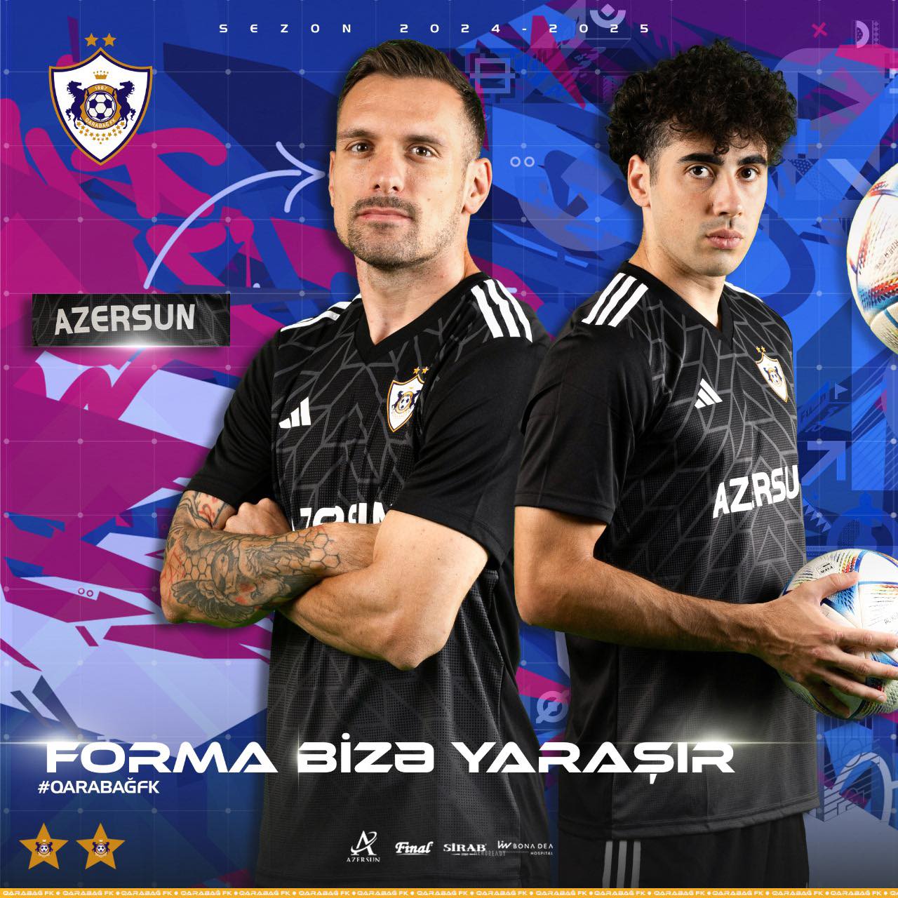 "Qarabağ"ın yeni mövsüm üçün formaları (FOTO/VİDEO)