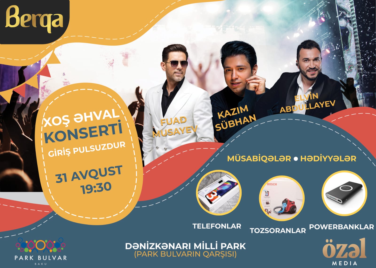 "Berqa" silsilə konsertlərini müxtəlif hədiyyələrlə başa vurur