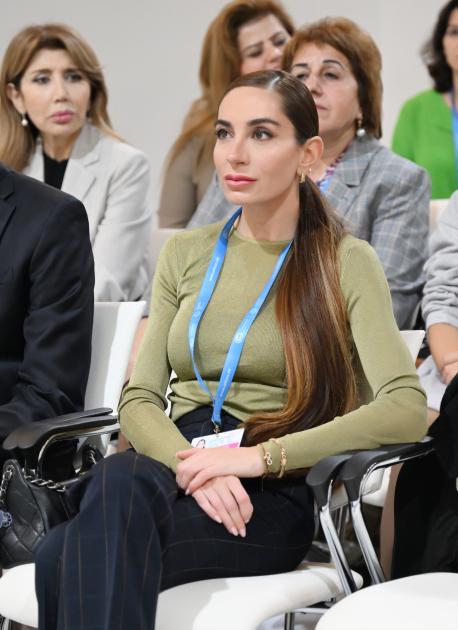 Leyla Əliyeva COP29 çərçivəsində dəniz canlılarına dair panel müzakirələrində iştirak etdi (FOTO)