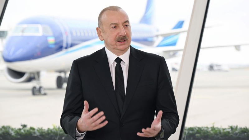 İlham Əliyev təyyarə qəzasının səbəbləri ilə bağlı bir sıra faktları açıqladı