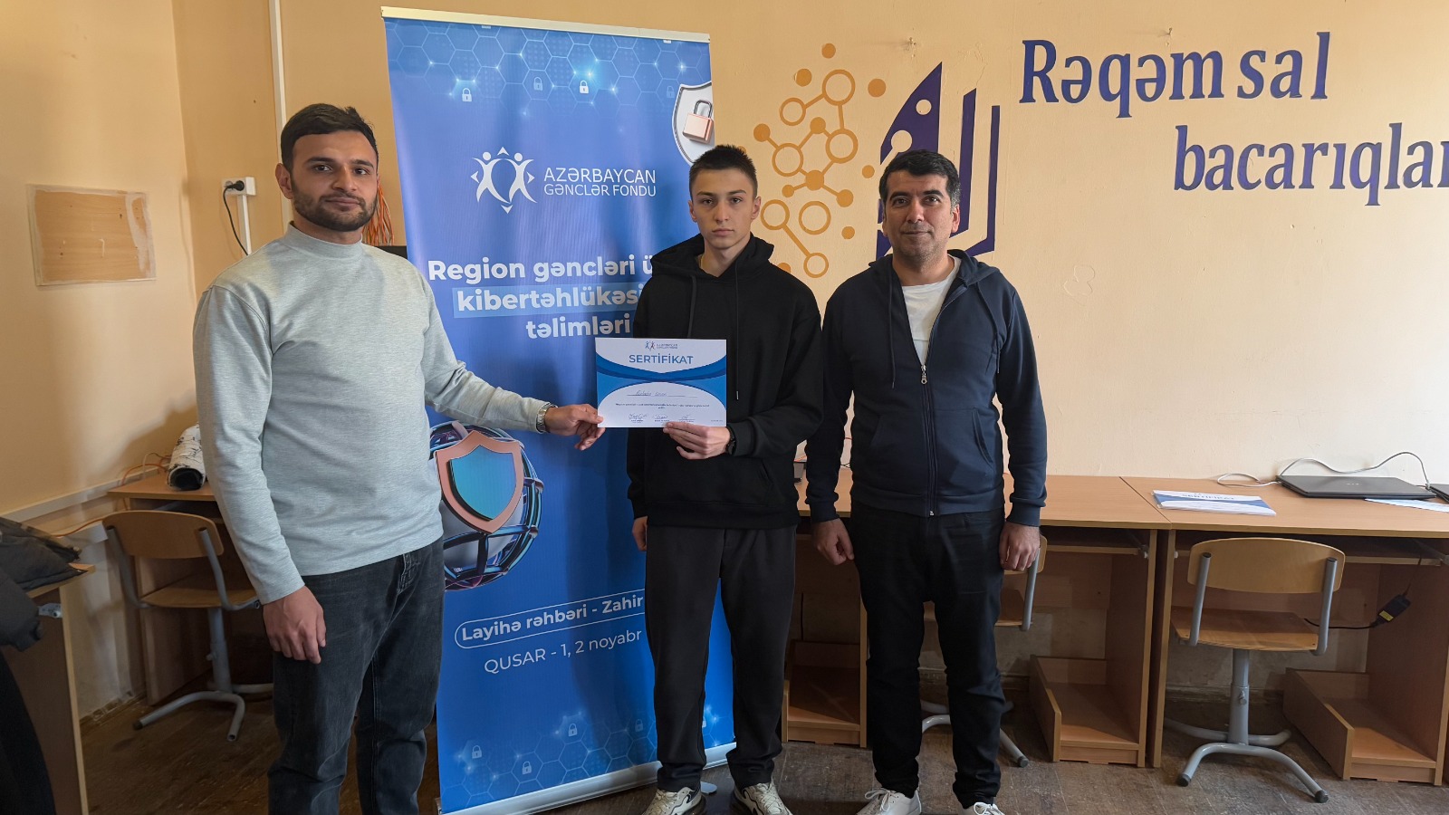 Region gəncləri üçün kibertəhlükəsizlik təlimləri uğurla yekunlaşmışdır!