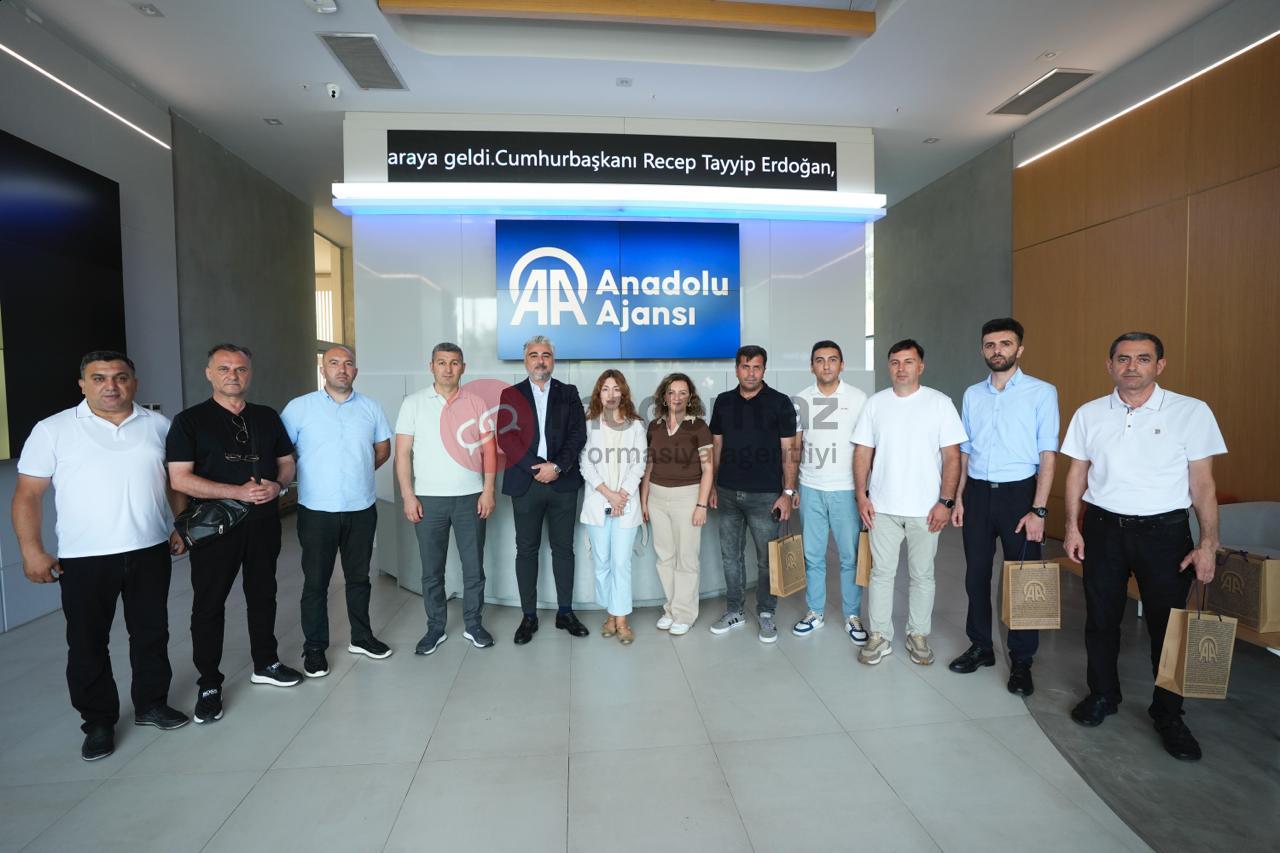 Azərbaycanlı qazi jurnalistlər AA, CNN TÜRK, Azərbaycan evində (FOTO)