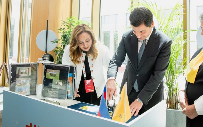 Milli mətbuatın 150 illiyinə həsr olunmuş poçt markası dövriyyəyə buraxıldı (FOTO)