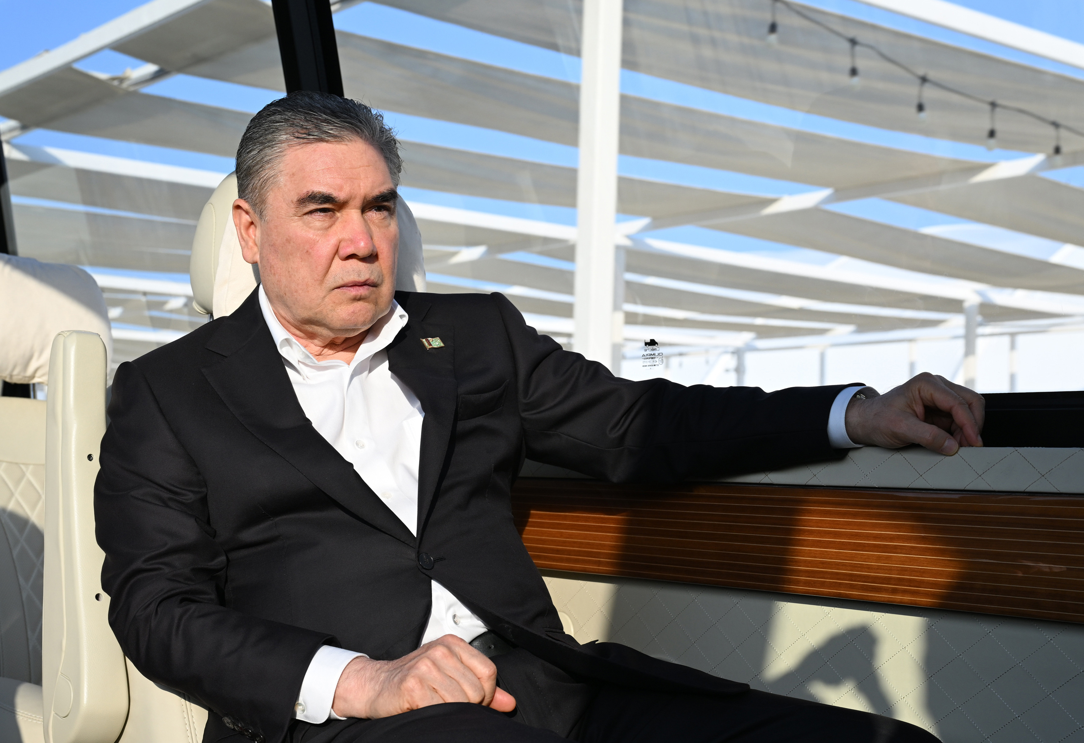 Azərbaycan Prezidenti və Türkmənistan Xalq Məsləhətinin sədri “Sea Breeze”də olublar (FOTO)