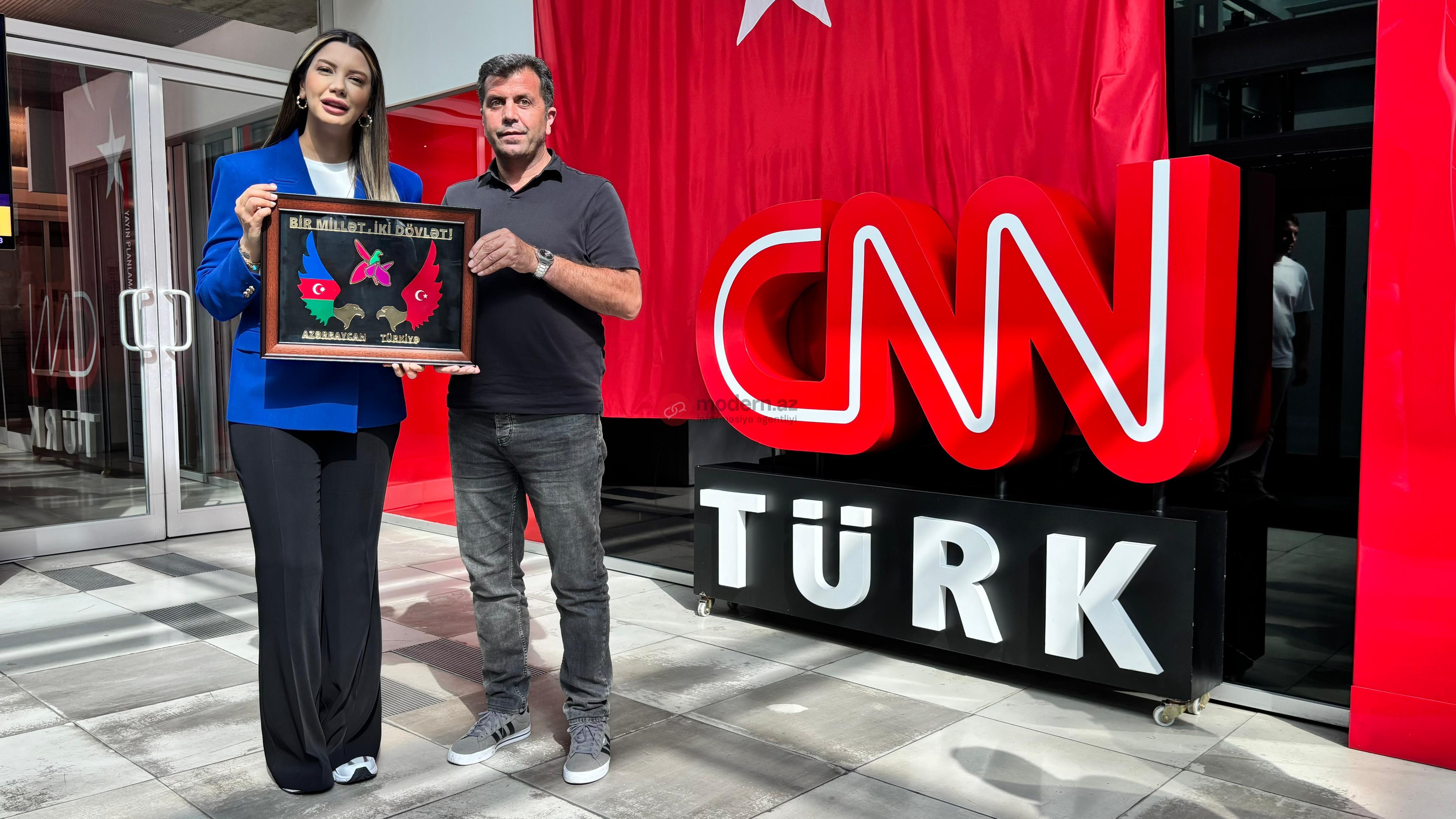 Azərbaycanlı qazi jurnalistlər AA, CNN TÜRK, Azərbaycan evində (FOTO)