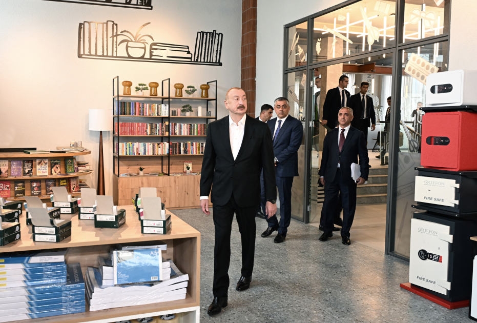 Prezident Xankəndində açılışlar etdi (YENİLƏNİB)