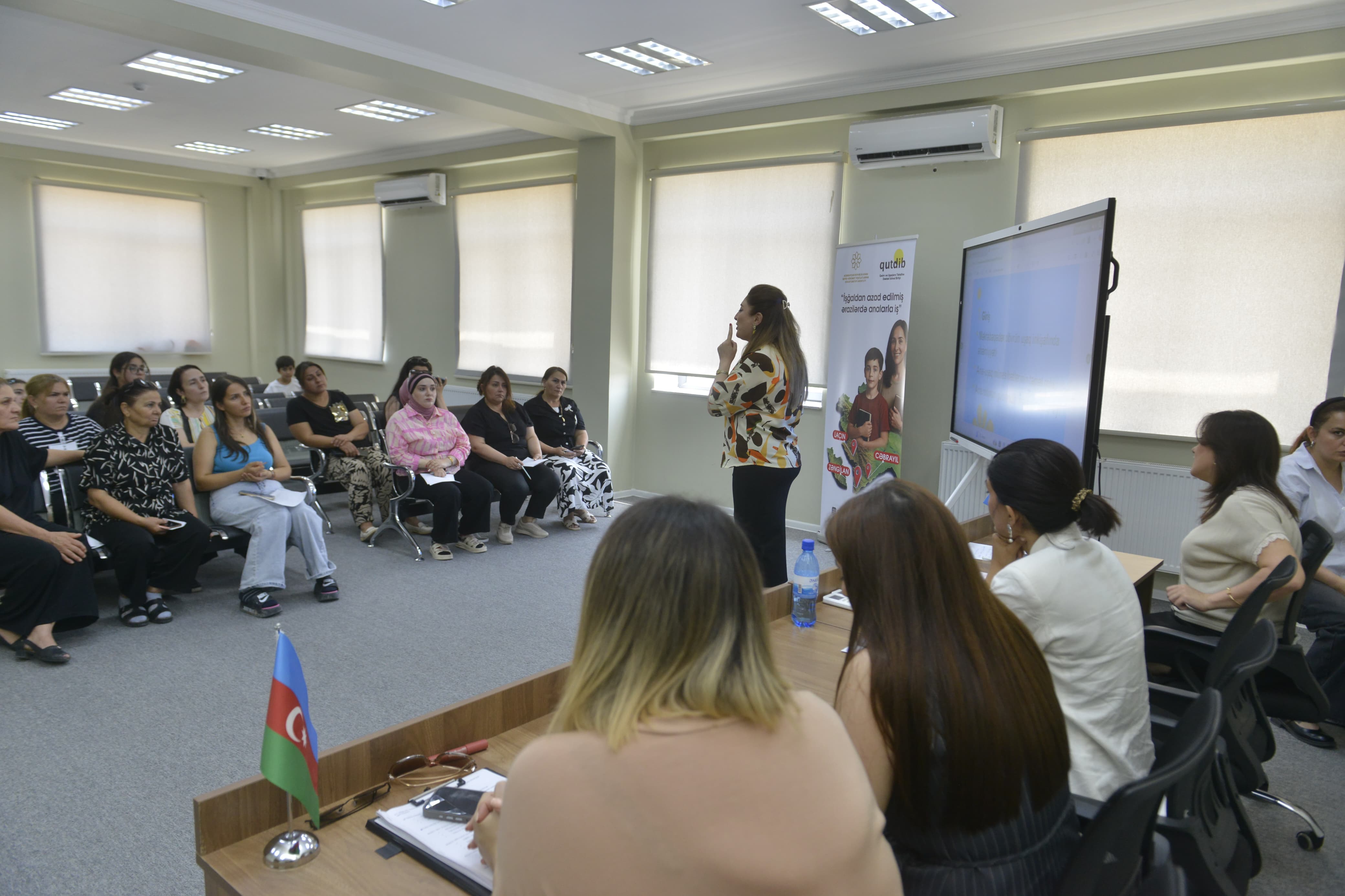 Zəngilanda analar üçün maarifləndirmə və psixoloji dəstək təlimləri keçirildi (FOTO)