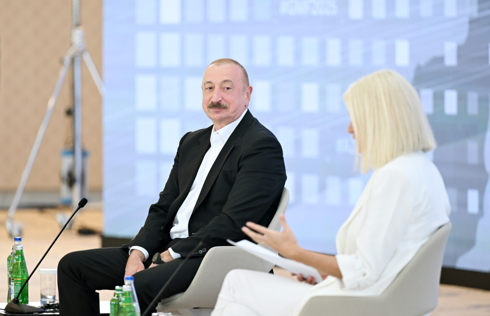 İlham Əliyevin III Şuşa Qlobal Media Forumunun iştirakçıları ilə görüşü oldu (YENİLƏNİB)