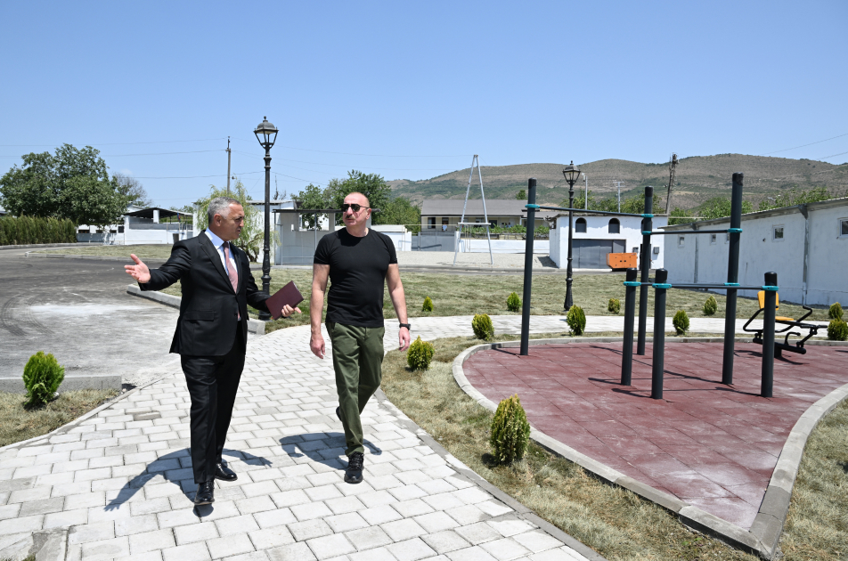Prezident Ağdam və Xocalıda açılışlar etdi (YENİLƏNİB)