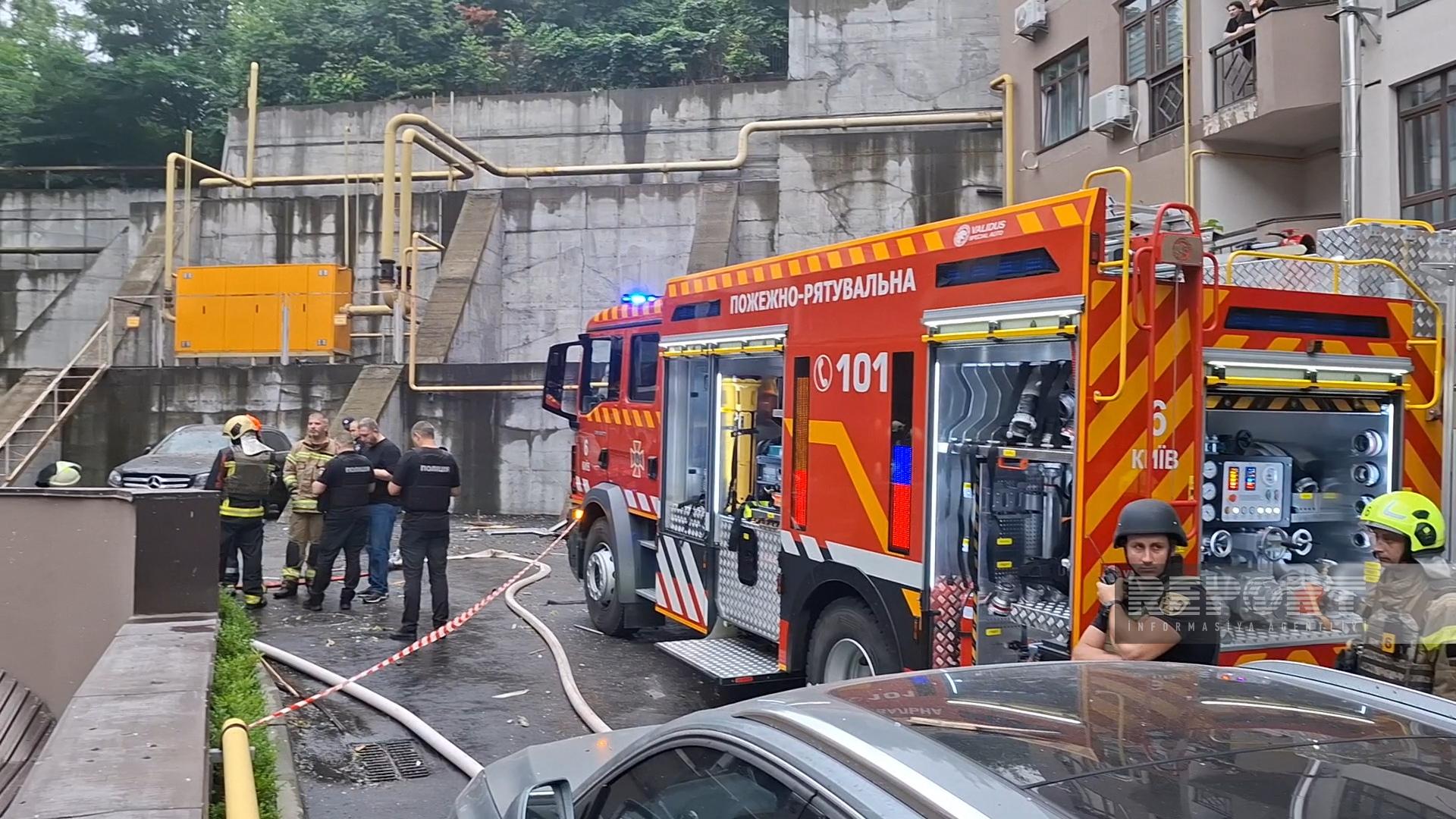 Kiyevdəki səfirliyimizin ətrafı raketlə vuruldu: Ölənlər var (FOTO)