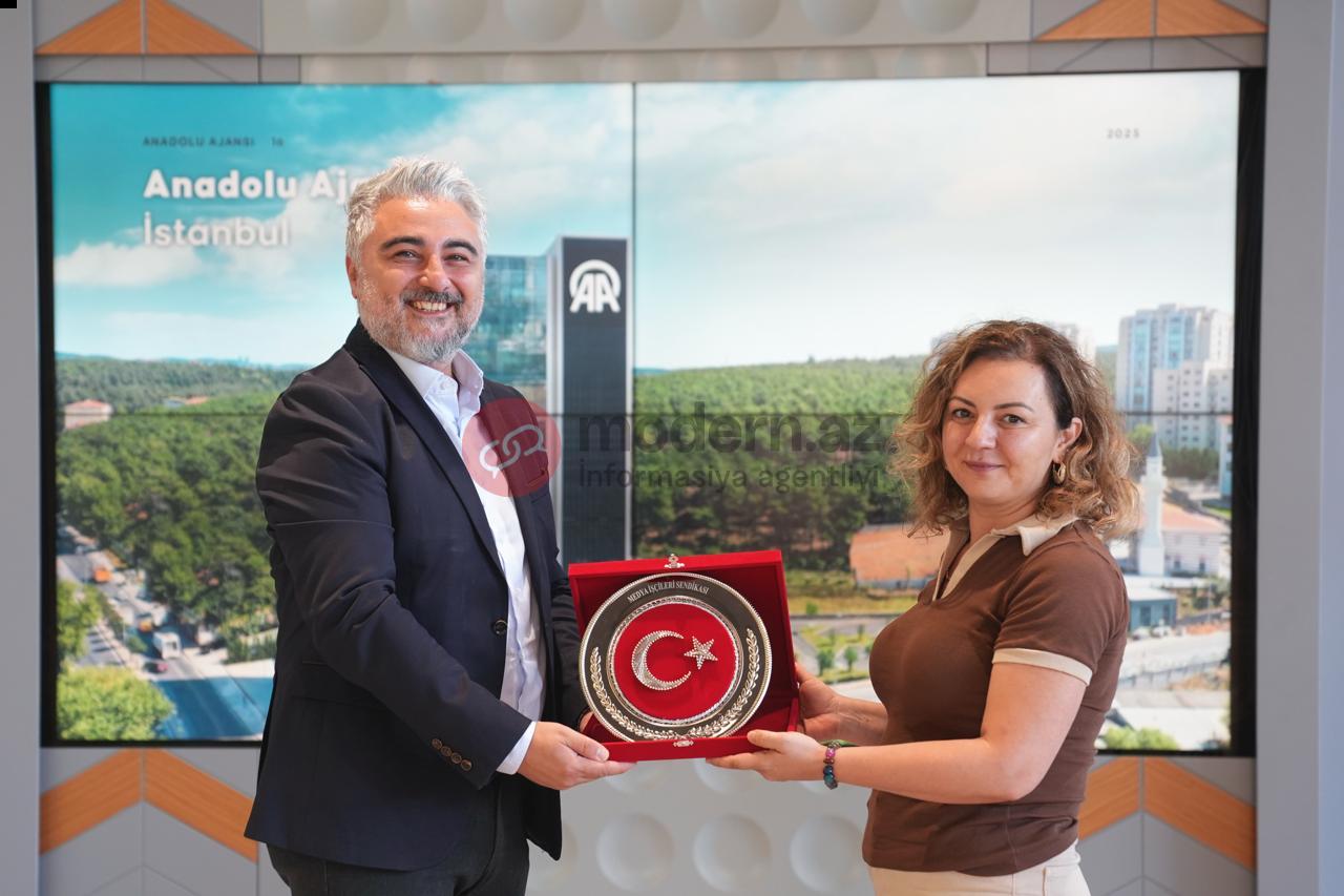 Azərbaycanlı qazi jurnalistlər AA, CNN TÜRK, Azərbaycan evində (FOTO)
