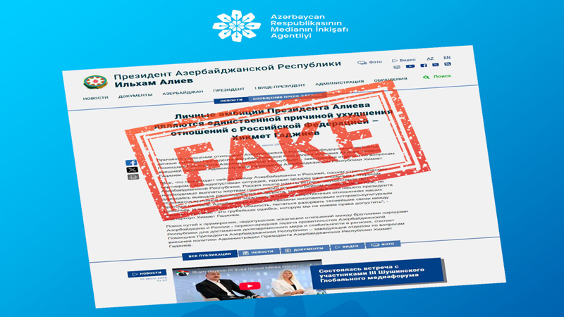Hikmət Hacıyevin adından Rusiya-Azərbaycan münasibətlərinə dair saxta açıqlama yayıldı