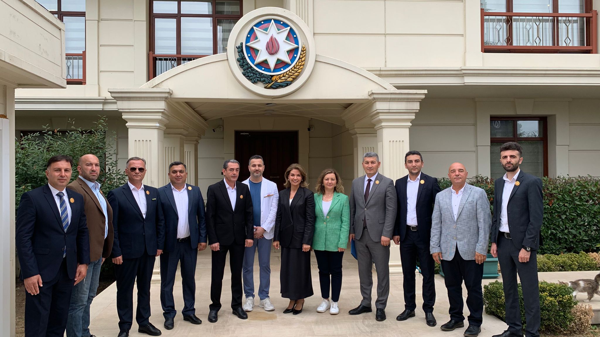 Qazi jurnalistlər Azərbaycanın İstanbuldakı Baş Konsulluğunda (FOTO)