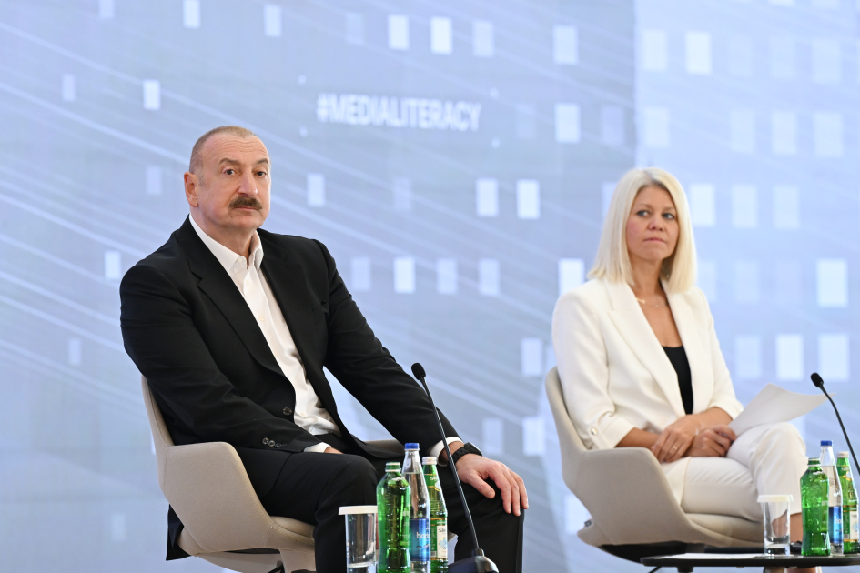 İlham Əliyevin III Şuşa Qlobal Media Forumunun iştirakçıları ilə görüşü oldu (YENİLƏNİB)