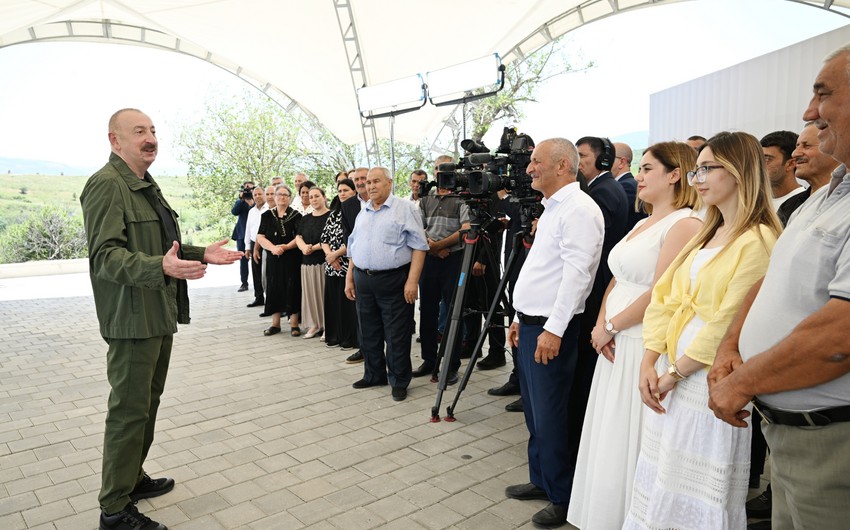 İlham Əliyev: Daha heç kim bizi bu yerlərdən çıxara bilməz