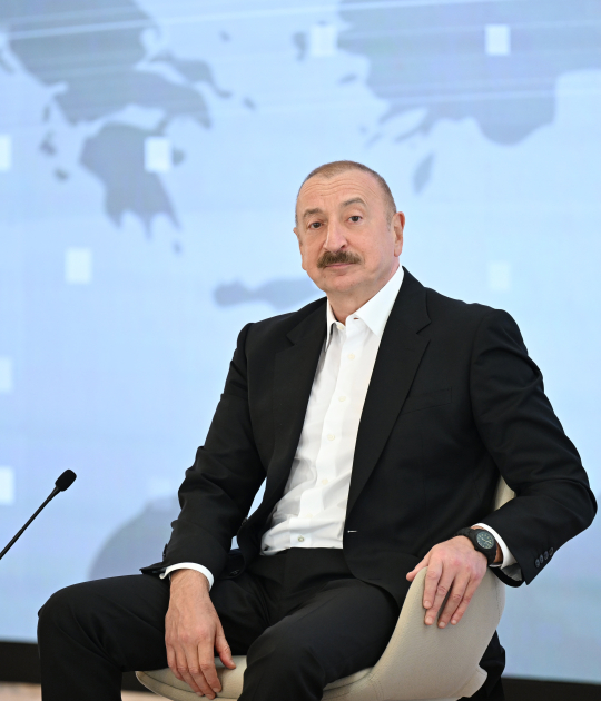 İlham Əliyevin III Şuşa Qlobal Media Forumunun iştirakçıları ilə görüşü oldu (YENİLƏNİB)