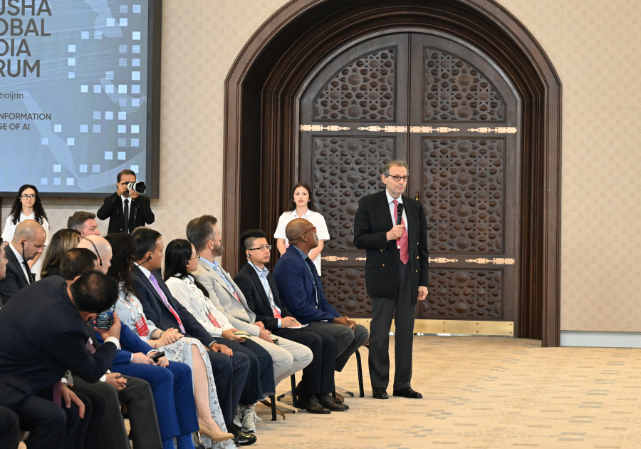 İlham Əliyevin III Şuşa Qlobal Media Forumunun iştirakçıları ilə görüşü oldu (YENİLƏNİB)