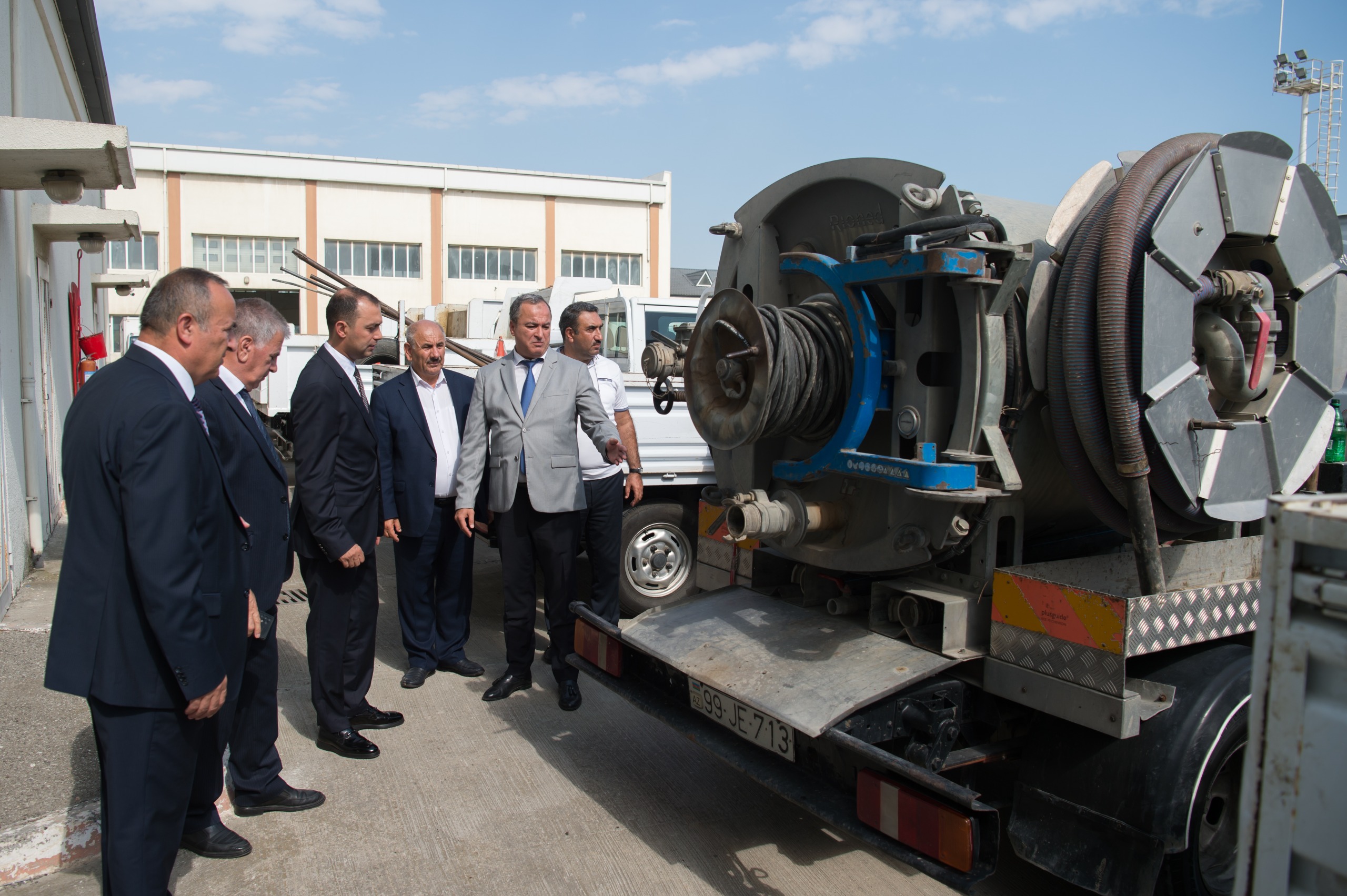 Xidmətin idarəsində texnikalara baxış keçirildi (FOTO/VİDEO)