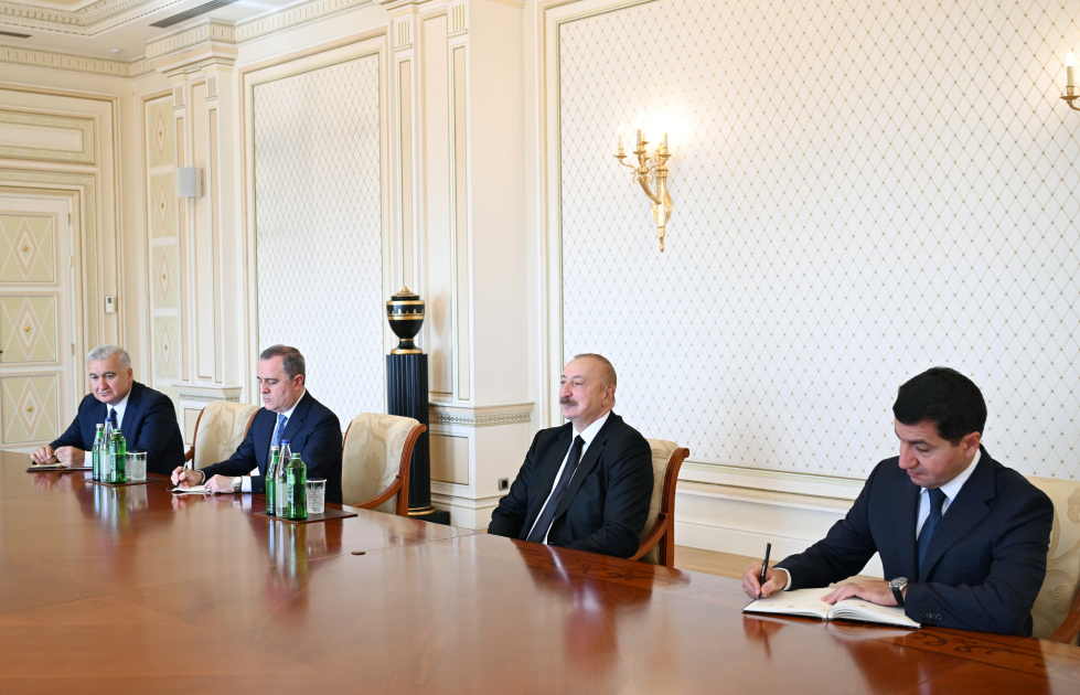 Prezident Stiven Doutini qəbul etdi (FOTO)