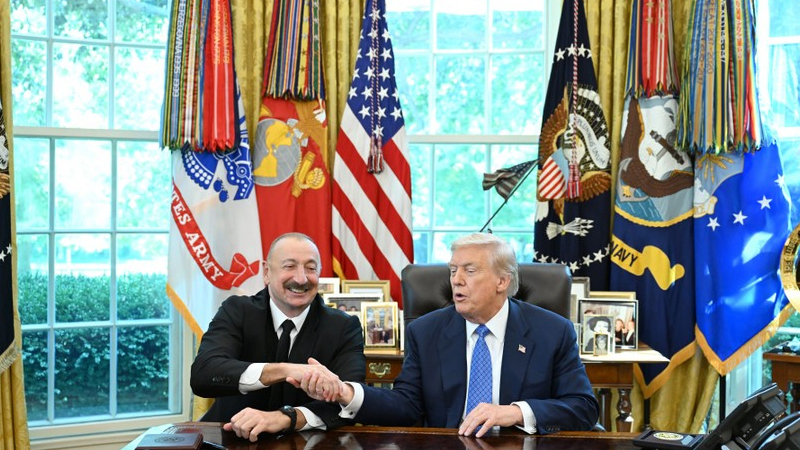 İlham Əliyev Donald Trampa təşəkkür etdi