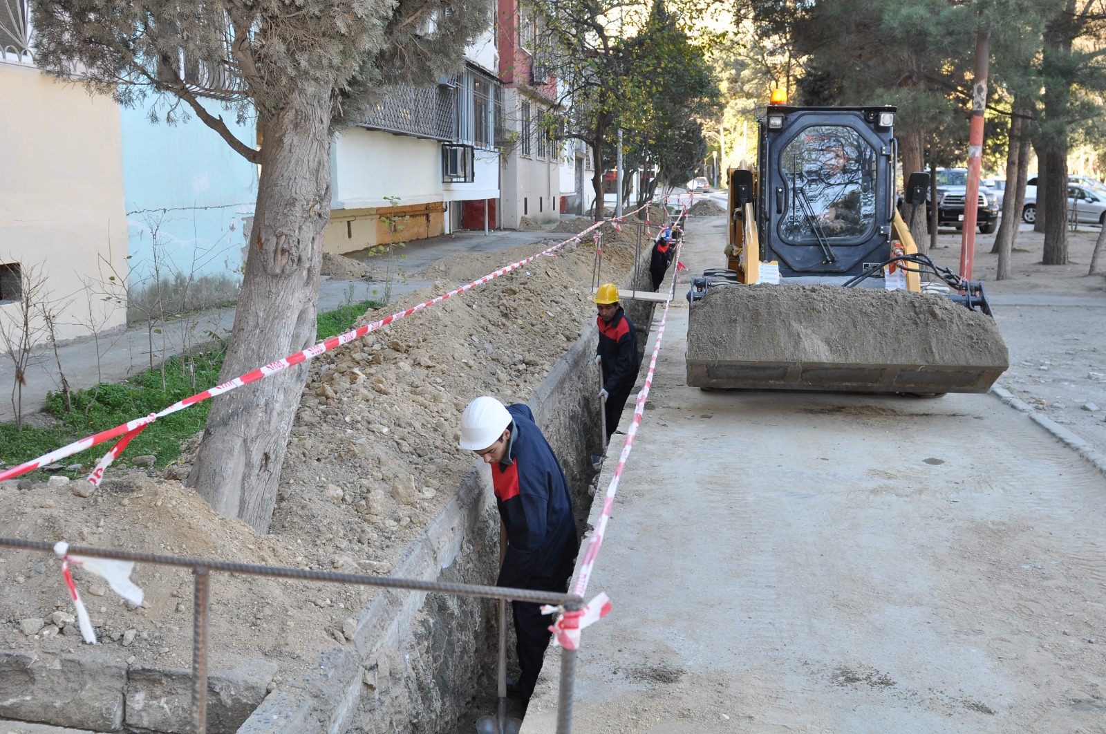 Yasamal rayonunda su təchizatının yaxşılaşdırılması istiqamətində işlər davam edir (FOTO)