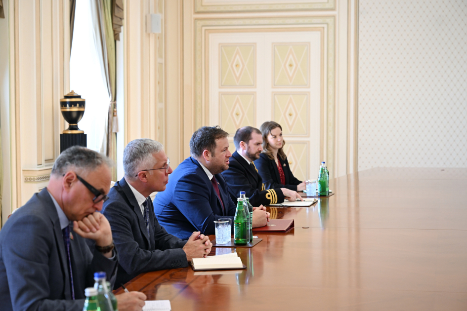 Prezident Stiven Doutini qəbul etdi (FOTO)