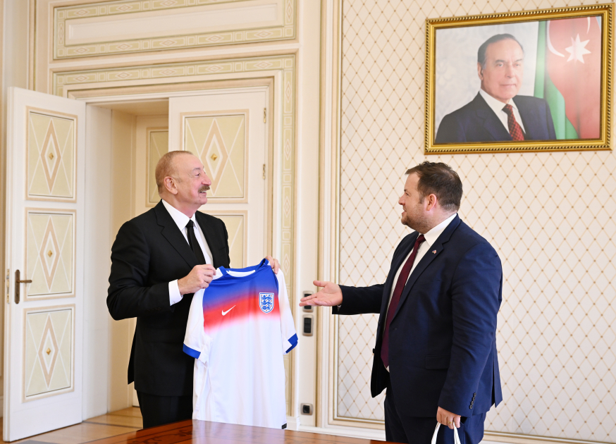 Prezident Stiven Doutini qəbul etdi (FOTO)
