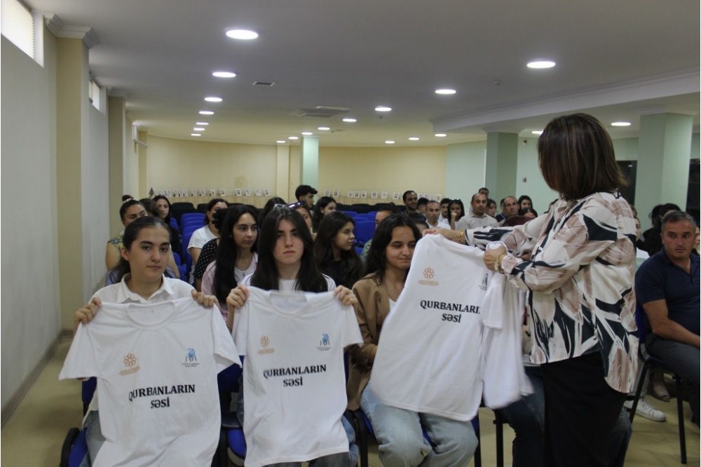 İsmayıllıda insan alverinə qarşı maarifləndirici tədbir keçirildi (FOTO)