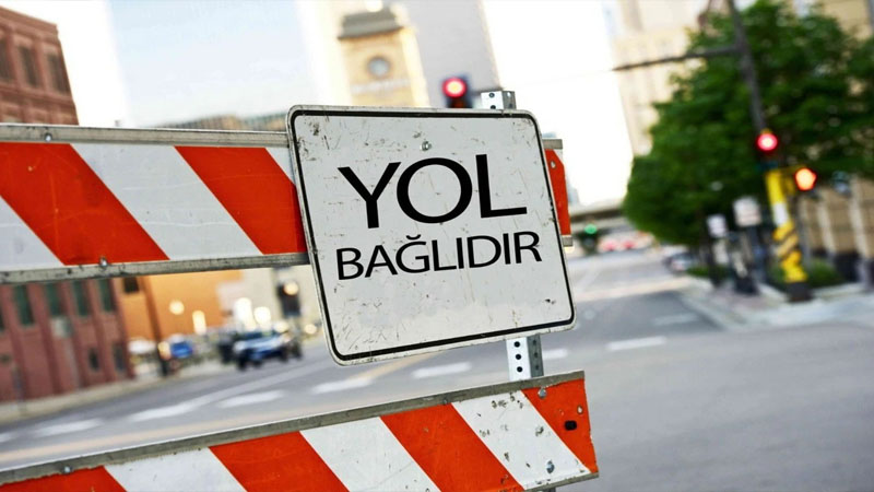 Bu yolda hərəkət məhdudlaşdırılacaq