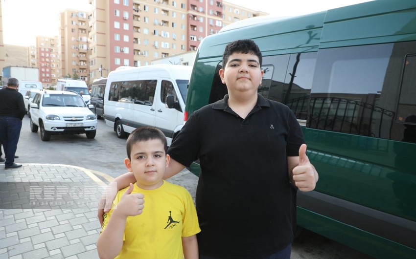 Ağdamın Xıdırlı kəndinə növbəti köç karvanı yola salındı (FOTO)
