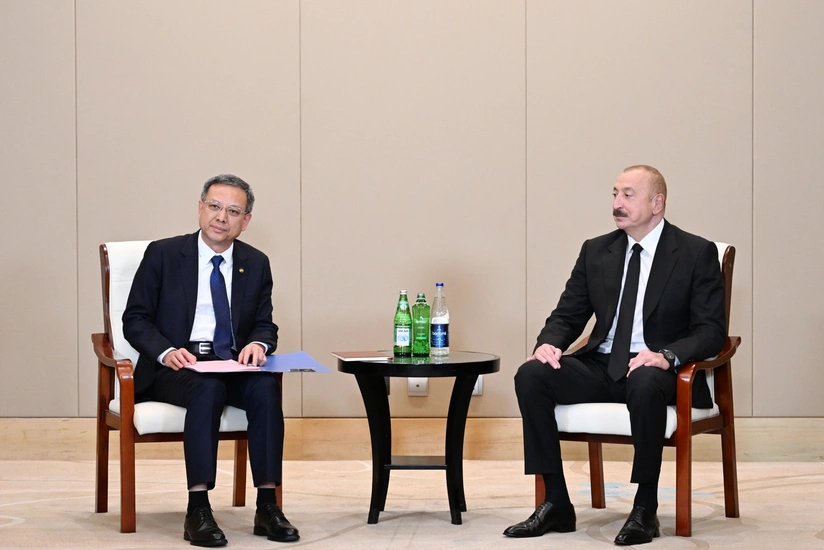 İlham Əliyev Çində görüşlər keçirdi (FOTO)