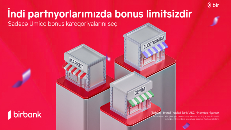 Birbank kartlarında yeni dövr: limitsiz bonuslar ilə daha çox qazanmaq imkanı