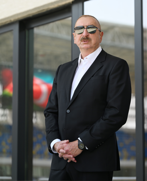 Prezident və birinci xanım Gəncəyə səfər etdi (YENİLƏNİB)